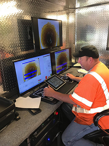 Tallahassee Staff Performing Sewer Inspection