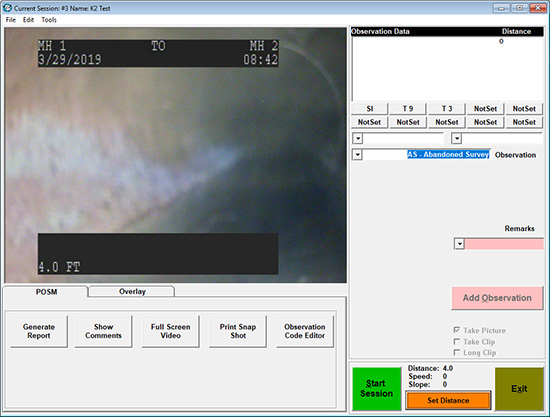 CUES K2 overlay displayed in the POSM inspection window