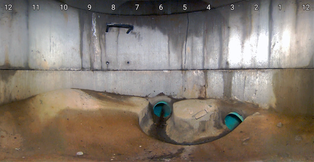 Flat View or 360 Video of the Manhole Flat View or 360 Video of the Manhole