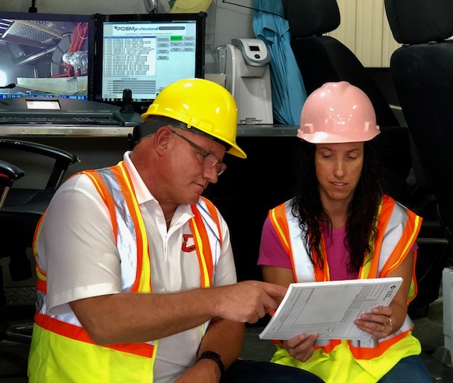 Tele-Vac sewer inspection work