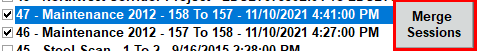 Combine two POSM inspections into one inspection record