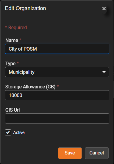 POSM Central Edit Organization