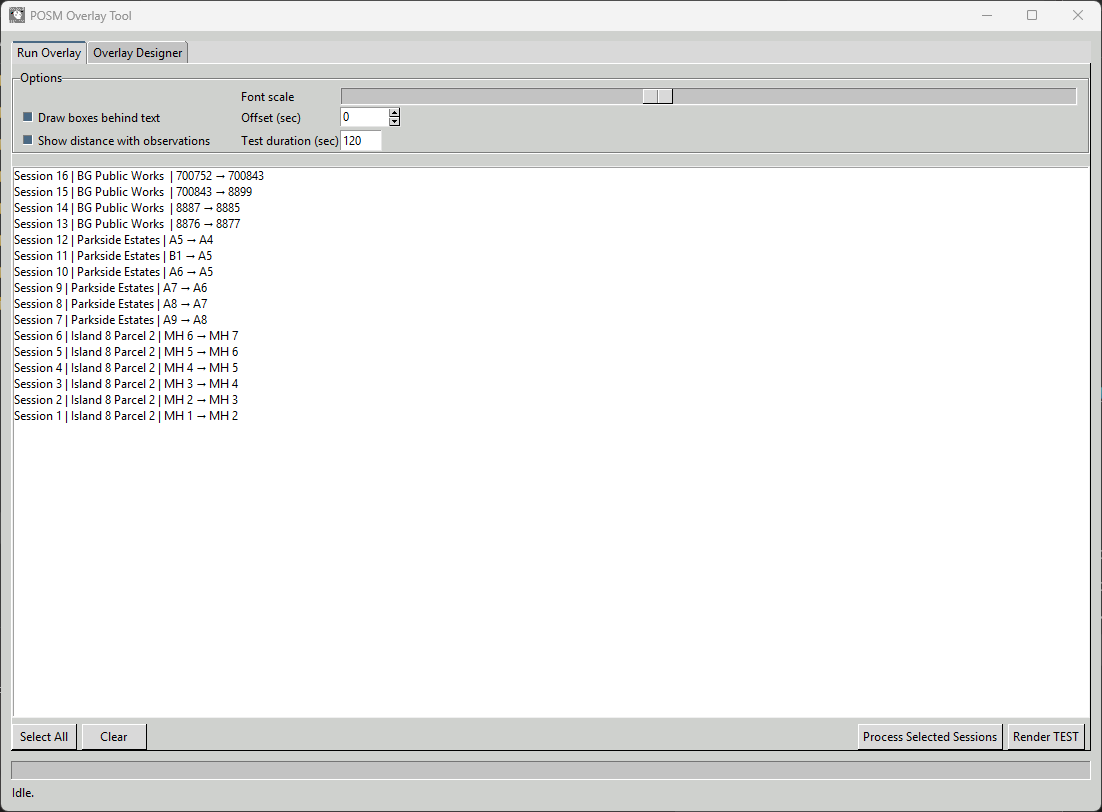 POSM Overlay Tool GUI POSM Overlay Tool GUI