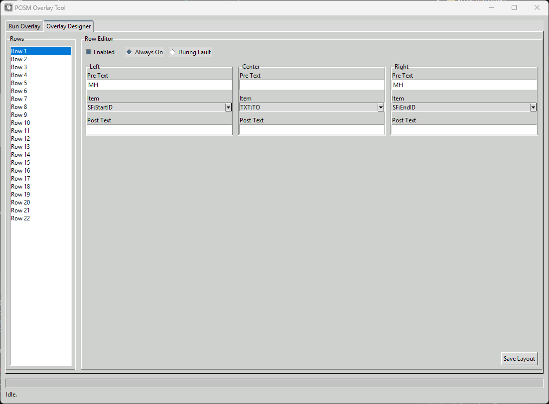 POSM Overlay Tool Designer POSM Overlay Tool Designer