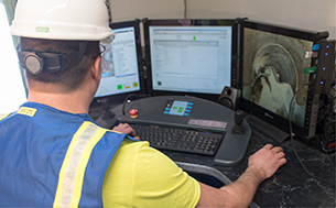 POSM Staff Robert Katter Performing CCTV Inspection