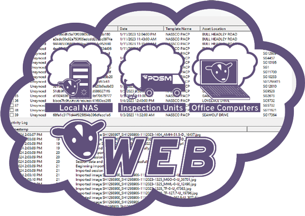 POSM Web browser-based inspection data access