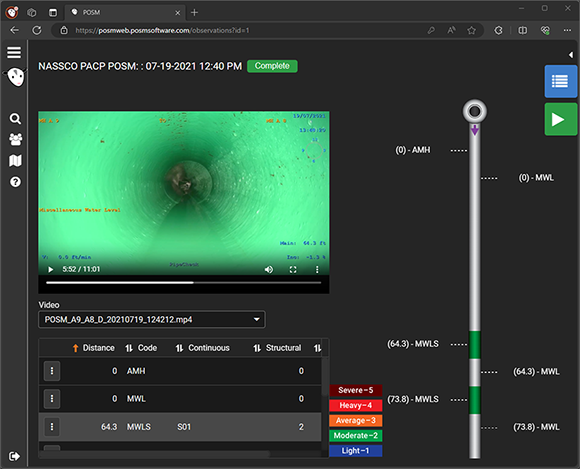 POSM Web Edit Observations Interface