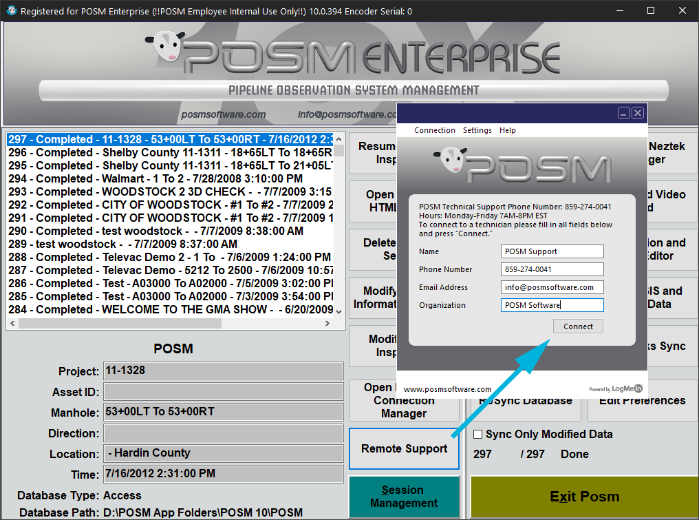POSM with New Remote Support Button